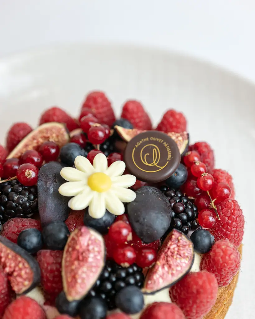 Tarte aux fruits rouges de saison