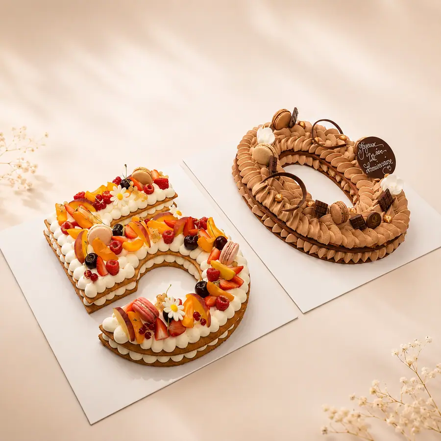 Number cake 50 pour un anniversaire