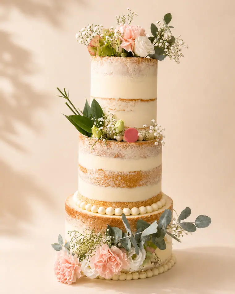 Wedding cake à étages sur mesure